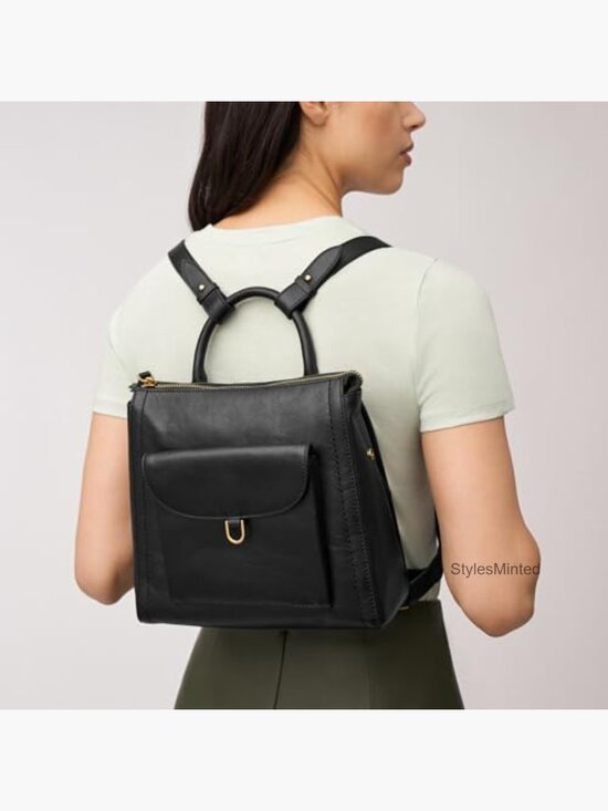 Small Convertible Backpack Purse Leather Handbag Crossbody main image 6
